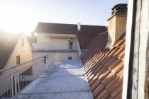 DHH-Dachterrasse mit Blick auf Balkon ZFH