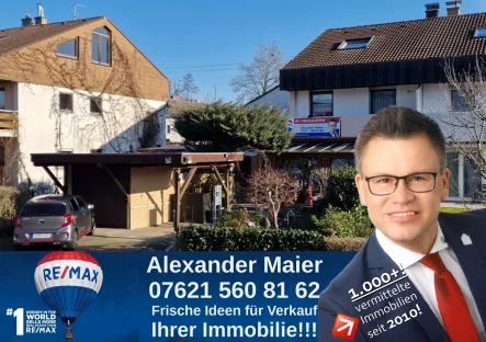 Titel - Haus kaufen in Rheinfelden - DHH mit Wintergarten, Sauna, Garage, Carport und Einliegerwohnung zentral in Rheinfelden Warmbach