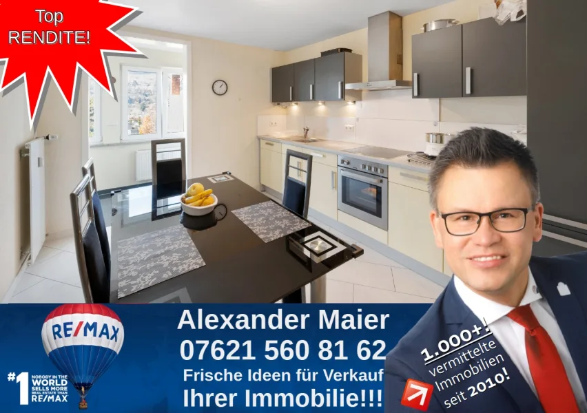 tITEL og - Wohnung kaufen in Lörrach - TOP-Chance zentral in Lörrach!!! Perfekte 3,5-Zi-Eigentumswohnung