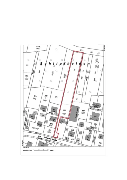 Lageplan Grundstücke Wyhlen 2022