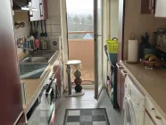 Küche zum Balkon
