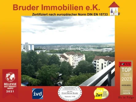 Titel 3 - Wohnung kaufen in Heidelberg - HD-Emmertsgrund: 3 ZKB mit großem Balkon, renoviert, FREI