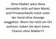 Ohne Makler weniger Markt