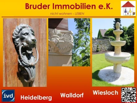 Titelbild_Impressionen - Haus kaufen in St. Leon-Rot - St. Leon: Villa Verde - leben im mediterranen Stil, Springbrunnen und Gartenwohnung, keine K-Prov.