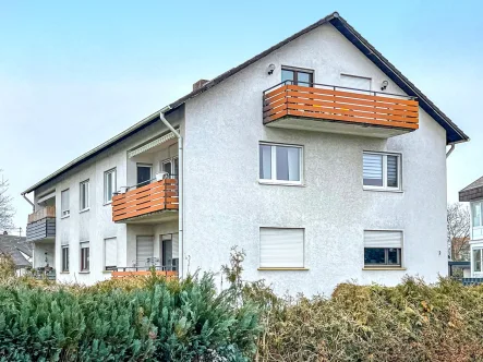 Hausansicht - Wohnung kaufen in Offenburg - 3,5 -Zimmer Wohnung  mit Garage in ruhiger Lage