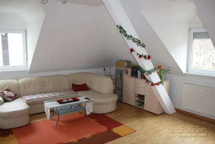 Wohnzimmer - Wohnung mieten in Kehl - Tolle Maisonettewohnung für Singles oder junge Paare