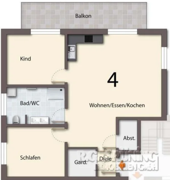 Wohnung 4 Grundriss