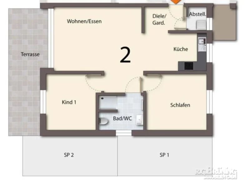 Wohnung 2 Grundriss