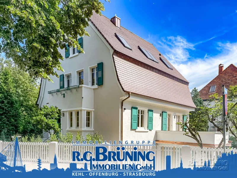 Hausansicht - Haus mieten in Kehl - Erstbezug nach Komplettsanierung: Historische Villa Kehl-Insel