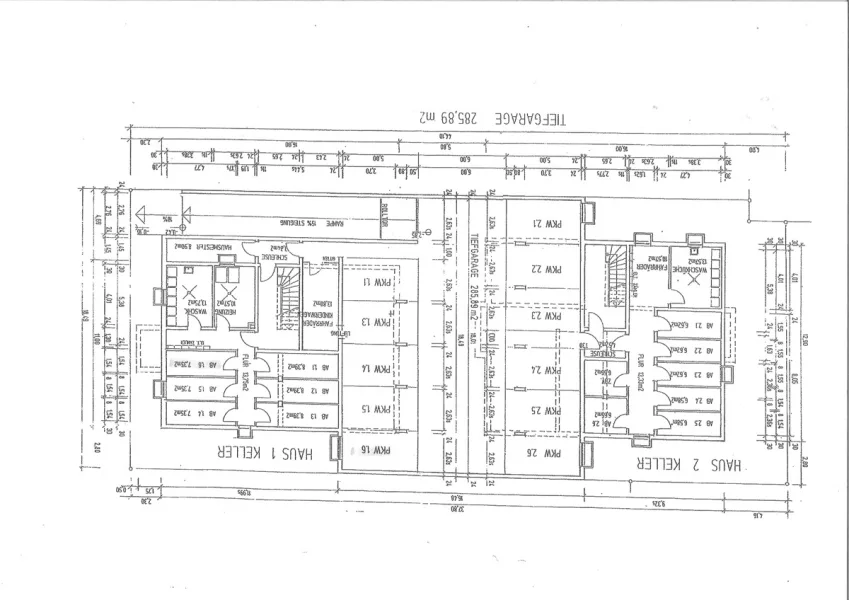 Plan Kellergeschoss