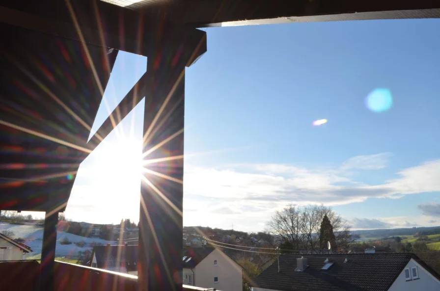 Balkon mit Panoramablick