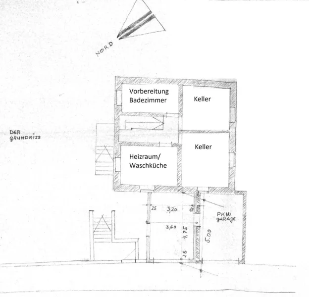 Grundriss mit 2.Garage