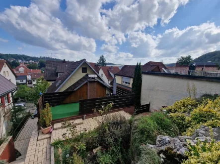 Ansicht von Garten/Terrasse - Haus kaufen in Heidenheim - Stilvolles Wohnen in traumhafter Innenstadtlage