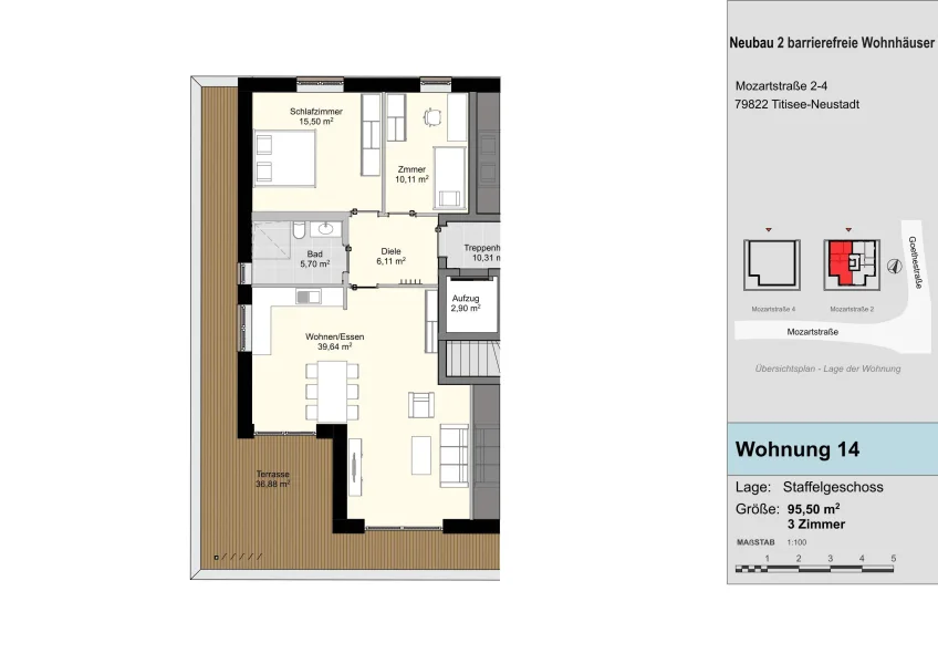 10 Staffelgeschoss Wohnung 14