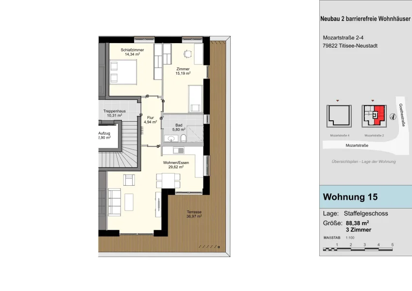 10 Staffelgeschoss Wohnung 15