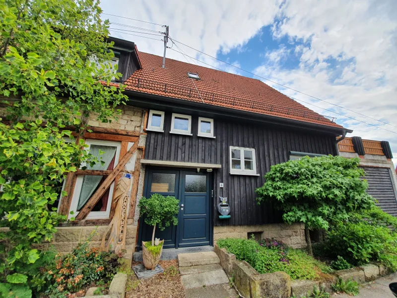 Eingangsbereich - Haus kaufen in Ilsfeld - Charmantes Wohnhaus mit Büro-/Praxiseinheit und Ausbaureserve