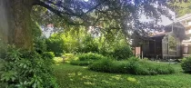 Ansicht Garten und Pavillon