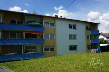 Gartenansicht_Bild_1 - Wohnung kaufen in Amberg - Heiliggeist-Viertel ..... große Wohnung kleiner Preis .... 4-Zimmer-Wohnung zur Eigennutzung !!