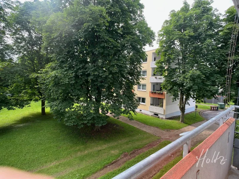 Ausblick vom Balkon