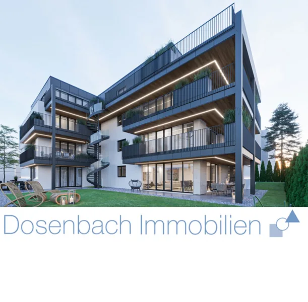  - Wohnung mieten in Grenzach-Wyhlen - Exklusive Wohnung im Zentrum von Grenzach - 4 Zimmer-Penthouse-Wohnung (3. OG 0.9)