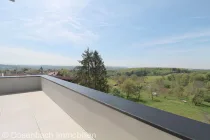 Dachterrasse mit Blick ins Grüne