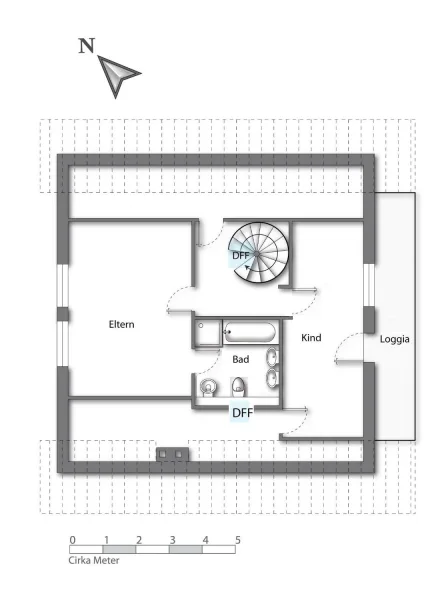 Grundriss Obergeschoss