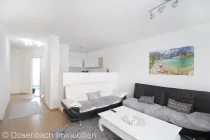 Wohnzimmer Blick zur Küche