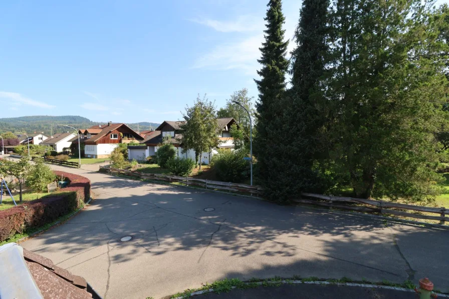 Ausblick Terrasse im Obergeschoss