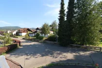 Ausblick Terrasse im Obergeschoss