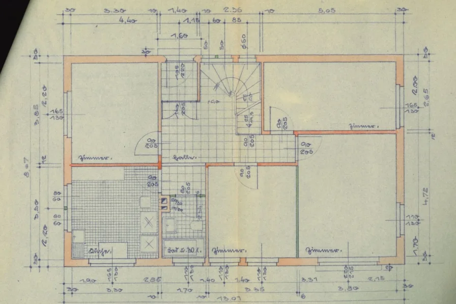 Grundriss Erdgeschoss Haus 1