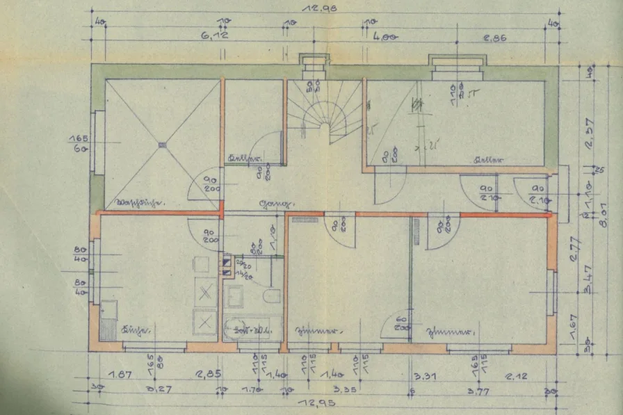 Grundriss Untergeschoss Haus 1