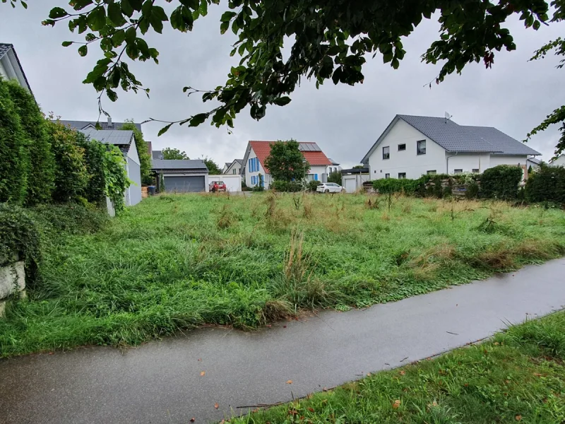 Ansicht Grundstück - Grundstück kaufen in Ofterdingen - Baugrundstück für EFH/ZFH/DHH in Ofterdingen Gebiet Banweg