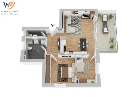 Grundriss_3_Zi_-_DG - Wohnung kaufen in Mössingen / Öschingen - proj. Penthouse-Wohnung in Möss.-Öschingen