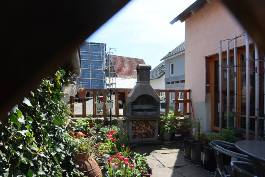 Terrasse im Anbau