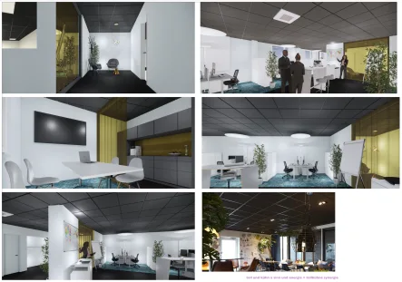 Beispiele Räumlichkeiten - Büro/Praxis mieten in Pforzheim - Repräsentativ gestaltbare Räume in Top-Lage für Büro, Kanzlei, Praxis