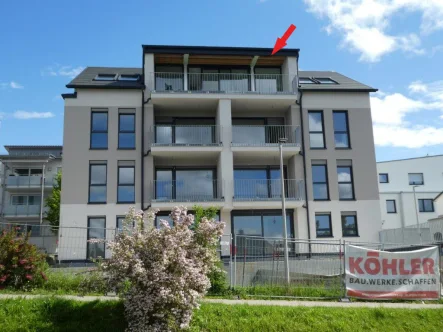 Bild1 - Wohnung mieten in Ehningen - Exklusive und sonnige 4-Zimmer- Neubau-Wohnung in der obersten Etage