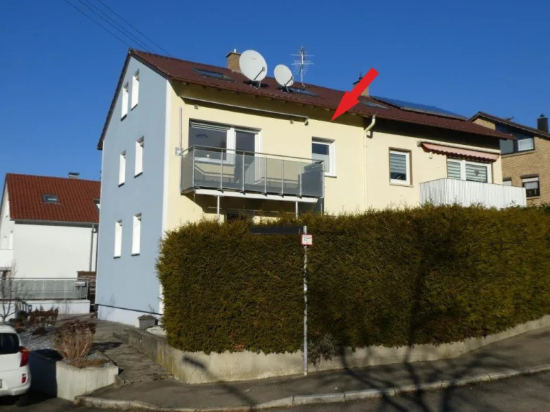 Bild1 - Haus kaufen in Pfullingen - Platz für die Familie -Doppelhaushälfte mit Einzelgarage in schöner Wohnlage