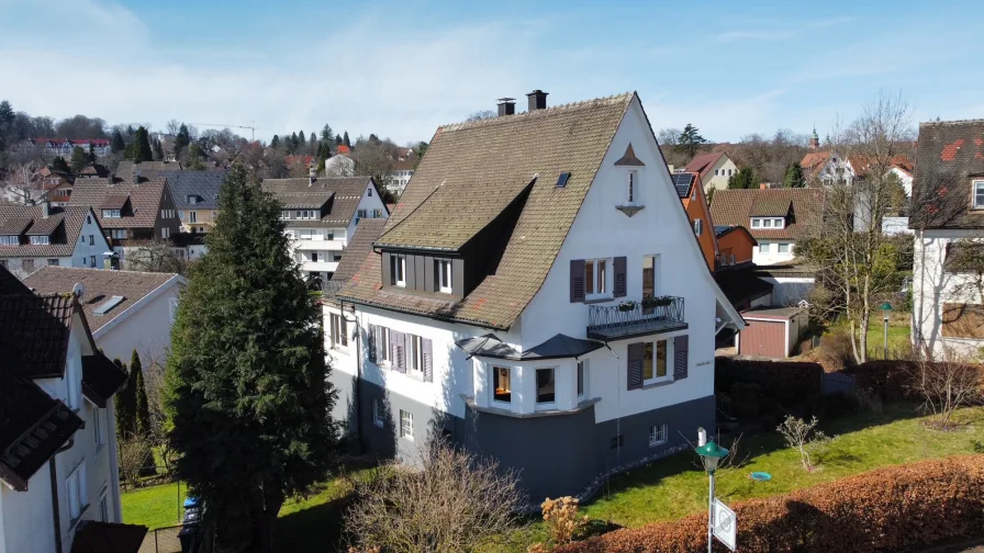 Aussenansicht - Haus kaufen in Freudenstadt - Charmante Jugendstilvilla in Freudenstadt: Geschmackvoll saniert für ein einzigartiges Wohngefühl