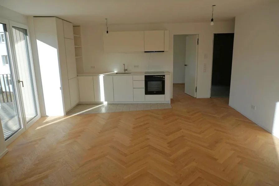 Offene Küche und Essbereich - Wohnung mieten in Freudenstadt - Hochwertig ausgestattete 3-Zimmer Wohnung mit individuellem Schnitt und großem Balkon.