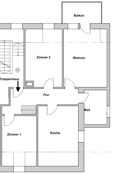 Grundriss Wohnung