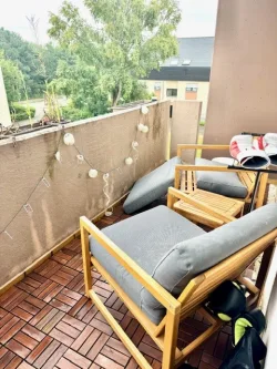 Geräumiger Balkon - Wohnung kaufen in Mannheim - Gemütliche 1 ZKB-ETW mit Balkon in Ma.-Rheinau