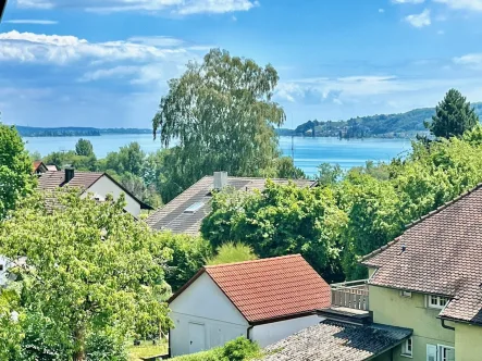 Blick zum Bodensee - Haus kaufen in Gaienhofen - VERFKAUFT: Vermietetes 3-Familienhaus plus Dachstudio als Ferienwohnung auf der Höri mit Seesicht !