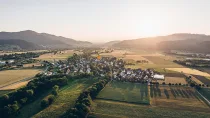 Blick über das Dreisamtal in Richtung Freiburg