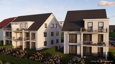 2 - Wohnung kaufen in Villingen-Schwenningen - Moderne 3-Zimmer-Dachgeschosswohnung mit Balkon: Neu, stilvoll und komfortabel wohnen