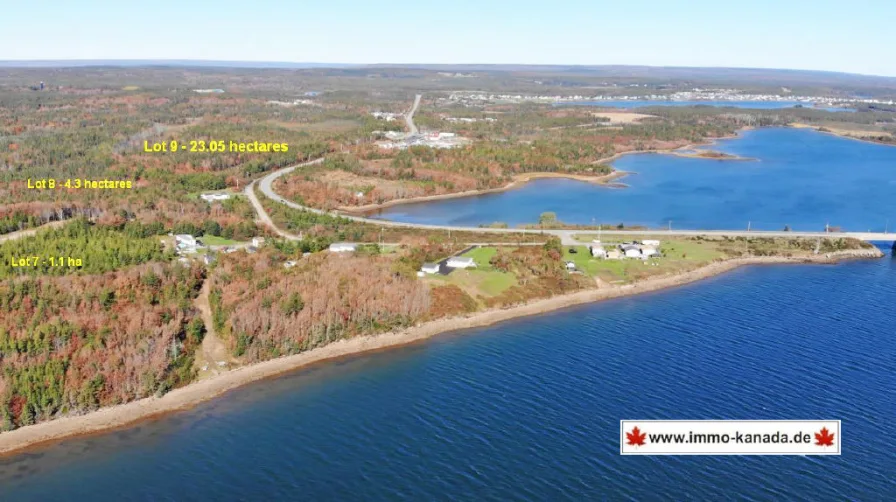 Cape Breton - 23 Hektar mit Atlantik-Zugangsrecht  - Grundstück kaufen in Lennox Passage - Cape Breton - Lennox Passage - 23 Hektar großes Areal mit Zugangsrecht zum Atlantik!