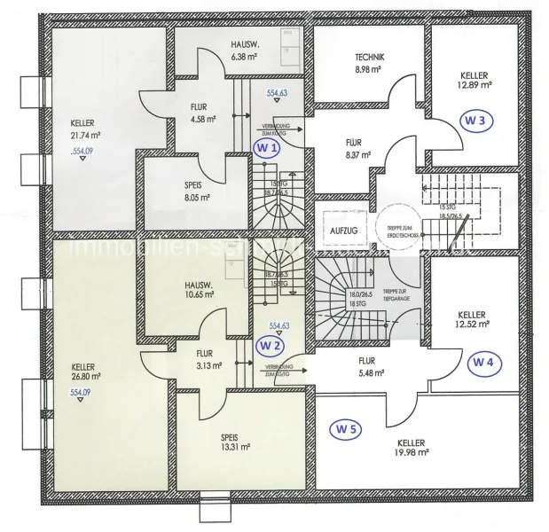 Grundriss Haus 2, UG