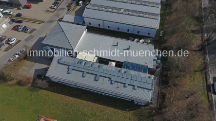 Luftbild Kaufobjekt - Zinshaus/Renditeobjekt kaufen in Warngau - Gewerbeimmobilie mit Grundstück und Mieter (Pharmabranche)Nettorendite > 5%