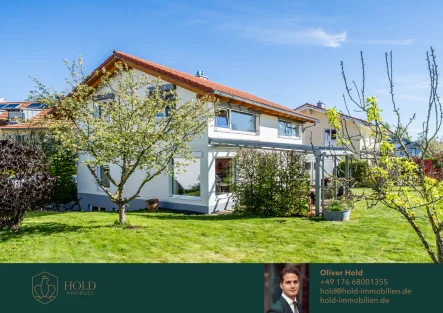 Titelbild - Haus kaufen in Kempten (Allgäu) - Einfamilienhaus in Lenzfried - Freistehend mit Blick ins Grüne