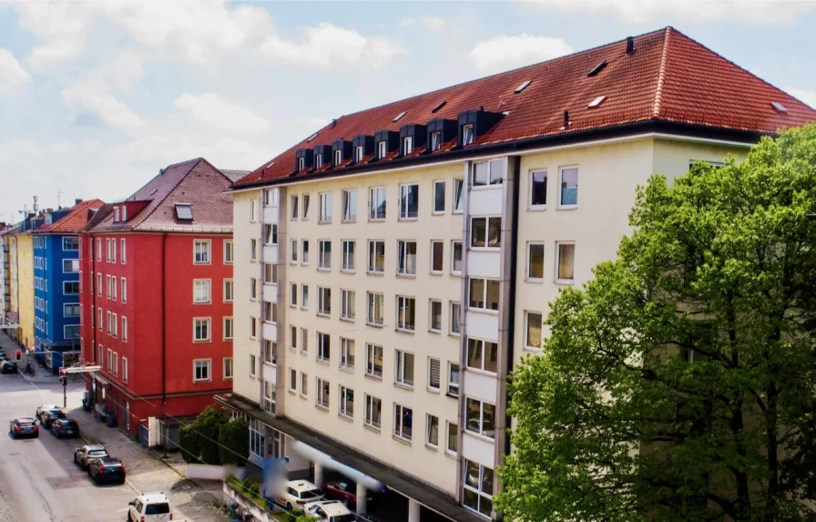 Ansicht Nordwest - Wohnung kaufen in München - Kapitalanlage in der Maxvorstadt - ein Schmankerl