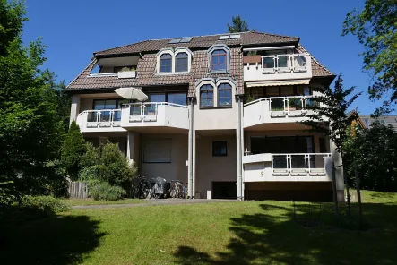 Hausansicht - Wohnung kaufen in Berlin - Wassersportfreunde! Traumwohnung direkt am Pohlesee (provisionsfrei!)